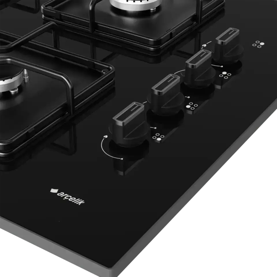 Arçelik OCD K 651 DWYG Gazlı Cam Tablalı Ocak