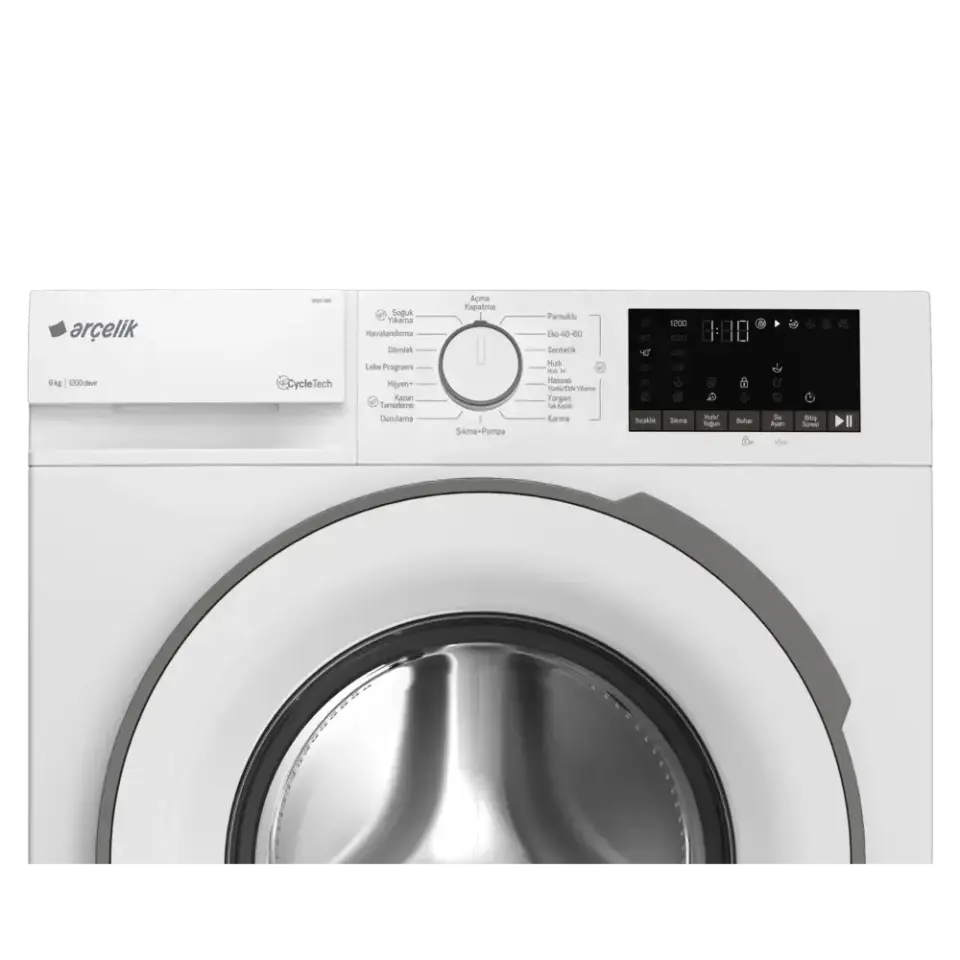 Arçelik 9120 TMX 9 Kg Çamaşır Makinesi