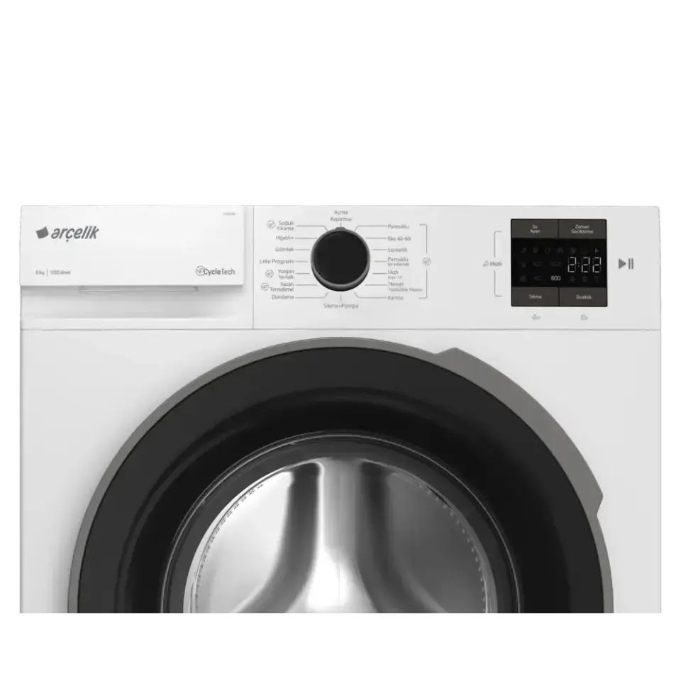 Arçelik 8100 MX 8 Kg Çamaşır Makinesi