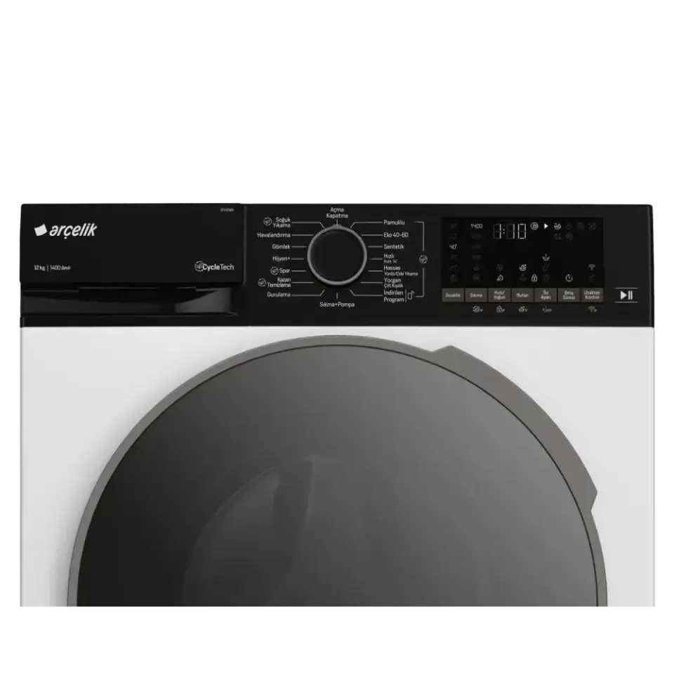 Arçelik 12140 MX 12 Kg Çamaşır Makinesi