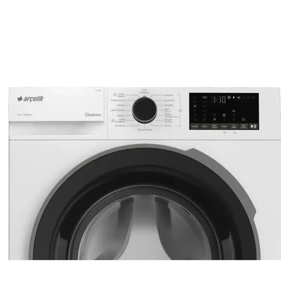 Arçelik 9120 DMX 9 Kg Çamaşır Makinesi