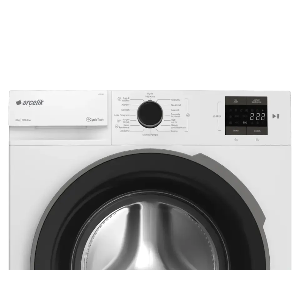 8100 MX 8 Kg Çamaşır Makinesi
