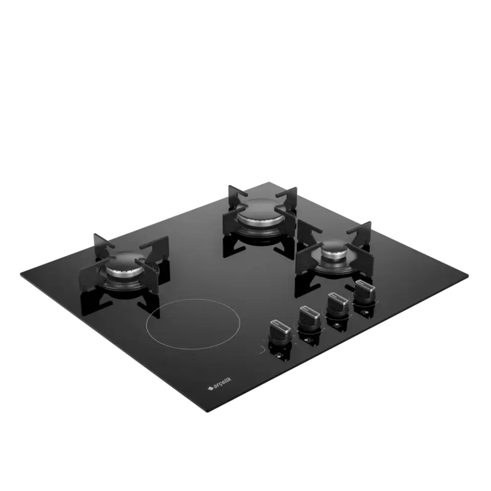 OXD T 602 ES Gazlı Cam Tablalı Ocak